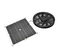 Jenivaint Kit Ventilateur Panneau Solaire 12W, Ventilateur D'extraction