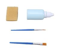 Jenivaint Masking Fluid Blue 30 Ml Masque Liquide à Séchage Rapide avec Pinceau et Gomme pour Aquarelle, Gouache, Artistes Mixtes, Teinte Bleue Visible, Décollement Propre pour les Détails du Papier