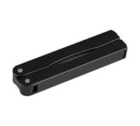 Jenivaint Pierre à Aiguiser Pliante Diamant 400/600 (BLACK) | Nécessaire de Fusil à Aiguiser Compact et Portable, Plaque Diamantée Double Face pour Meulage Grossier et Fin, Coque de