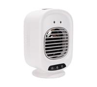 Jenivaint Rafraîchisseur D’air évaporatif Portable avec Batterie | Batterie Lithium 2000 MAh, ABS Résistant, Format Compact 9", 3 Vitesses, Idéal Maison, Bureau, Dortoir, Camping
