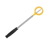 Jenivaint Récupérateur de Balle Télescopique, Outil de Saisie en Acier Inoxydable avec Clip de Verrouillage à Ressort, pour la Récupération des Balles de dans Un Lac, Un étang, Un (Yellow)