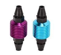 Jenivaint Refroidisseur d'air de Réservoir de Carburant en Aluminium RC, 2 Pièces Accessoires de Moteur de Dissipation Thermique Haute Résistance avec Matériau de Fer en Alliage