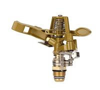 Jenivaint Tête D'arrosage à Filetage Mâle G1/2, Rotation Automatique à 360 Degrés, Portée de 15 M avec Pulvérisation Réglable, pour L'irrigation du Jardin de la Pelouse