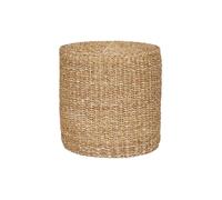 Lisa design Pouf rond en jute - Beige