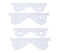 Jenngaoo Joint de cuisinière en acier inoxydable, couvre espace réglable 35-69,5cm pour comptoir de cuisine, cache fente de four, design moderne (White)