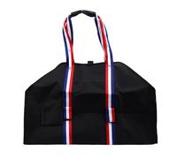 Jenngaoo Sac Porte bûches, Sac de Transport de Bois de Chauffage en Toile Oxford 600D Enduite avec Poignées Rembourrées et Bretelles Réglables pour Foyer, Cheminée, Camping et Exté