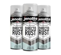 JENOLITE Directorust Bombe Peinture Brillante | OEUF DE CANARD BLEU | 3x400ml | Peinture Aérosol Anti-Rouille Pour Métal | Peinture Aérosol Brillante Multi-Surfaces Pour Bois, Métal | BS 16C33