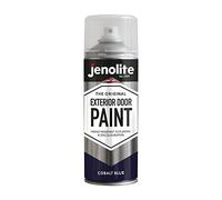JENOLITE Peinture aérosol pour portes extérieures | Bleu cobalt | Multi surfaces | Portes, portes de garage et fenêtres en métal et bois, 400 ml | RAL 5013