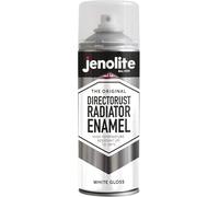 JENOLITE- Peinture pour radiateur. Peinture en spray en émail pour radiateur. Blanc Brillant. Contenu : 1 bombe aérosol, 400ml