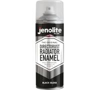 JENOLITE- Peinture pour radiateur. Peinture en spray en émail pour radiateur. Noir. Contenu : 1 bombe aérosol, 400ml