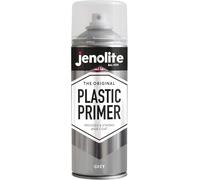JENOLITE Plastic Primer Aerosol - Gris - 400 ml - Apprêt plastique durable de qualité supérieure