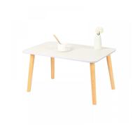 JEOBEST Table Basse carrée, Petit Bureau pour Chambre à Coucher, Baie vitrée, Salon de thé, pour Salon, Bureau, Balcon