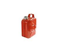 Jerrican Métallique 5 Litres. Peinture Extérieure à La Poudre De Couleur Rouge. Traitement Intérieur Antirouille Et Résistant à