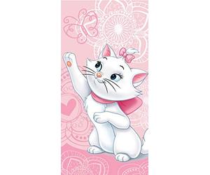 Jerry Fabrics Aristochats Marie Serviette de Plage 70 x 140 cm