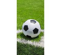 Drap de Plage en coton - 70 x 140 cm - Imprimé football