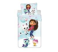 Jerry Fabrics Parure de lit Gabby's Dollhouse 140x200 cm + taie 70x90 cm Öko-Tex