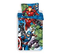 Jerry Fabrics Parure De Lit Avengers - 140 X 200 Cm - Bleu