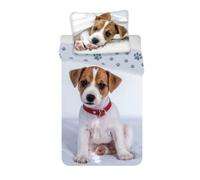 Chien Jack Russell Terrier - Parure de Lit - Housse de Couette Coton