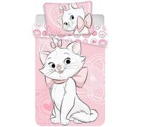 Jerry Fabrics Parure de lit Housse de Couette Marie Les aristochats 140x200cm + taie d'oreiller 50x70cm
