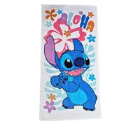 Jerry Fabrics Serviette de Bain pour Enfant - Serviette de Plage 100% Coton - 70 x 140 cm - Motif Stitch