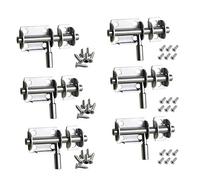 JESSTOLO 6 Pièces Verrous de Porte en Acier Inoxydabl avec Vis | Loquet de Porte, Boulon à Glissière, Verrou de Porte à Boulon Coulissant, four Salle de Bain, Toilettes, Jardin