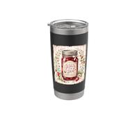 Jesus Is My Jam Christian Faith Bocal pour conserves de fraises Gobelet isotherme en acier inoxydable double paroi