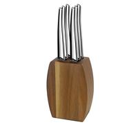 Jet - Bloc bois d'acacia 6 couteaux steak