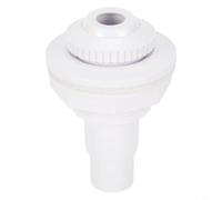 Jet de retour de piscine hors sol pour Hayward SP1023, raccord d'entrée blanc avec globe oculaire de 1,9 cm, adaptateur de tuyau mâle de 2,5-0,6 cm à 2,5-1,3 cm, comprend joints, écrou et anneau