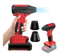 Jet Dry Mini souffleur compatible avec les batteries Einhell 18 V | Ventilateur à jet 130 000 tr/min, 4 niveaux de réglage de la vitesse, souffleur manuel sans fil pour claviers d'ordinateur