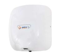 Jet Dryer - Sèche-mains à air chaud Simple, métal blanc 8596220002709
