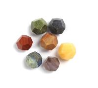 Jet International Fantastique Chakra Gemstone Dodécaèdre Ensemble Géométrie Platonique Solide Air Sacré Eau Terre Feu Hexagone Tétraèdre Hexaèdre Icosaèdre Carré Octaèdre Pentagone Etoile