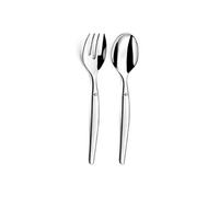 Lou Laguiole – Couverts de service Jet – Acier inoxydable 18/0, finition miroir, 255 mm – 2 couverts