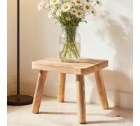 JETAINE Petit Tabouret en Bois, Mini Table d'angle, Support pour Plantes, escabeau d'intérieur pour Enfants, Repose-Pieds Portable Amovible, Petite Table d'appoint pour Plantes d'intérieur, Chambre à