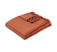 Atmosphera – Jeté de lit Anjali 220x160 cm Terracotta Coton