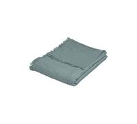 Jeté de lit ""Widdy"" coton 130x180cm vert céladon - Atmosphera Créateur d'intérieur