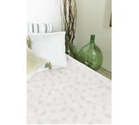 Jeté de lit jacquard en coton lavé 220x240 cm PABLO neige, par Vend du Sud