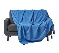 Jeté de lit ou de canapé Rajput Bleu 225 x 255 cm
