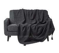 Jeté de lit ou de canapé Rajput Noir 225 x 255 cm