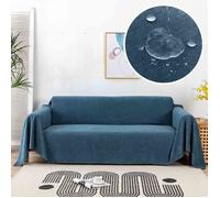 Jeté extra large pour canapé 3-4 places, housse couverture polyvalente, F, 180x300 cm