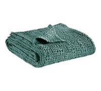 Jeté stonewashed Tana vert de gris Vivaraise VERT DE GRIS G