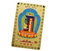 Jeton de fortune - Talisman de richesse pour la chance financière | Carte de bénédiction d'argent | Symbole de prospérité pour l'abondance | Carte porte-bonheur pour la bonne fortune | de