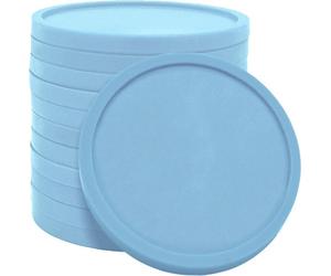 Jetons de buvette en plastique recy ombiCraft bleu pastel - Ø29 mm - 3000 pièces