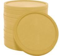 Jetons de buvette en plastique recy ombiCraft jaune pastel - Ø29 mm - 3000 pièces