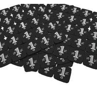 Jetons événementiels séparables CombiCraft en plastique recyclé noir – 10 000 jetons séparables