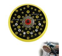 Jetstream 6 Pouces 52 Trous Plateau Ponceuse, 150mm Plateau de Ponçage Disque Meuleuse Compatible avec Mirka, 5/16 Pouces Base Disque de PonCage, Patin de Ponçage pour le Meulage de Polissage