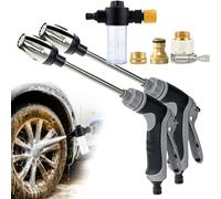 Jetteryx Haute Pression,Portable High Pressure - 2026 Powerful Cleaning Gun with 360° Nozzle, Water Jet for Garden Hose, Car & Patio，Set B