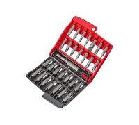 jeu 28 embouts de vissage plat, cruciforme ph pz, 6 pans, torx - Facom