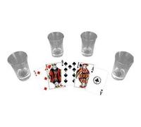 Jeu à boire le menteur et 4 verres shooter multi G