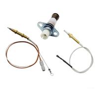 Jeu Aiguille Ionisation Laiton Résistant Haute Température(1) | Solution 3-en-1, aiguille allumage, sonde ionisation, vanne électromagnétique, sécurité maximale