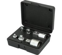 Jeu d’Adaptateurs 6 Pièces BT024006 - Tailles 1/4" (6,3 mm) 3/8" (10 mm) et 1/2" (12,5 mm) - Acier au Chrome Vanadium avec Surface Chromée Mate Haute Qualité - Robuste et Pratique - BRILLIANT TOOLS